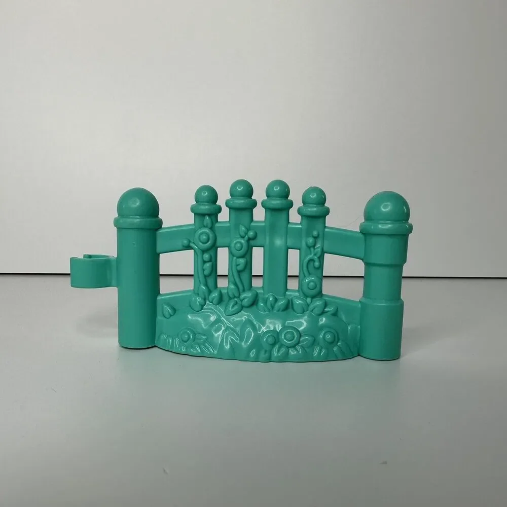 Fisher Price Picket Fence Replacement Little People Sweet‎ Sounds Green Flowers